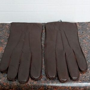 Vegan Leather and Suade Gloves...Size XL